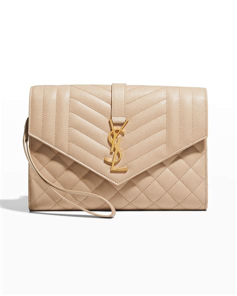 ysl patent clutch price|saint laurent quilted leather clutch.